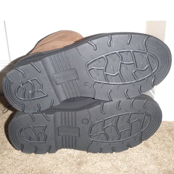 Mens Falls Creek Banff ZIP UP Winter Snow Boots Size 7 8 14 Leather Upper - Picture 4 of 4